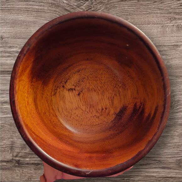 Vintage Inlaid Wood Lazy Susan Chips Dip Hors D'oeuvres Lazy Susan Serving... - Picture 9 of 10